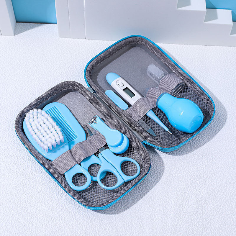 Ultimate Baby Nail Care Kit – 8-Piece Grooming Set with Clippers & EVA Carry Bag for Kids