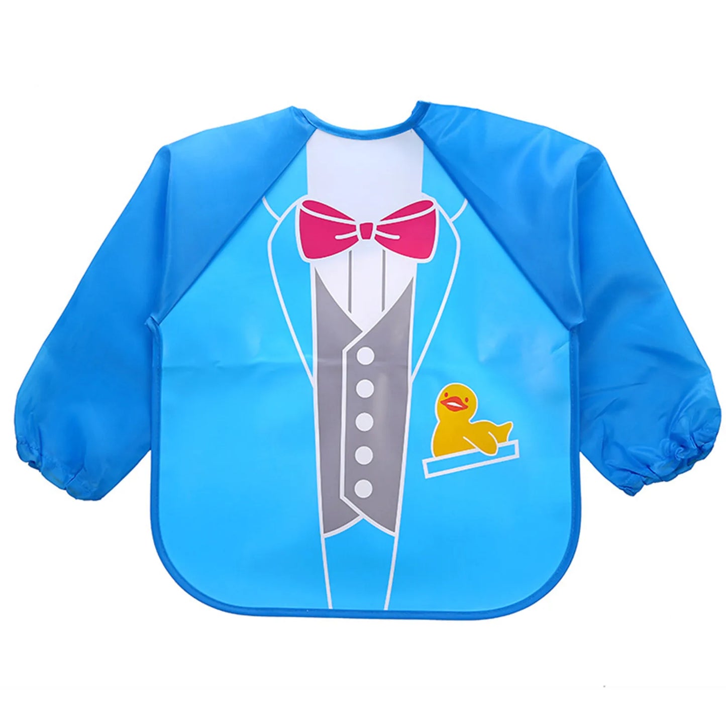 Kids Smock Boys Bib Girls Toddler Feeding Cartoon Long Sleeve Apron Baby Care 1st Year Baby Bibs Baberos Bebé Impermeables