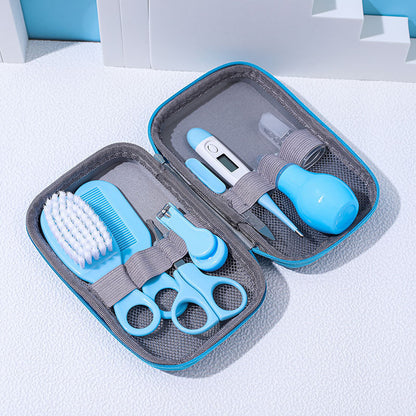 Ultimate Baby Nail Care Kit – 8-Piece Grooming Set with Clippers & EVA Carry Bag for Kids