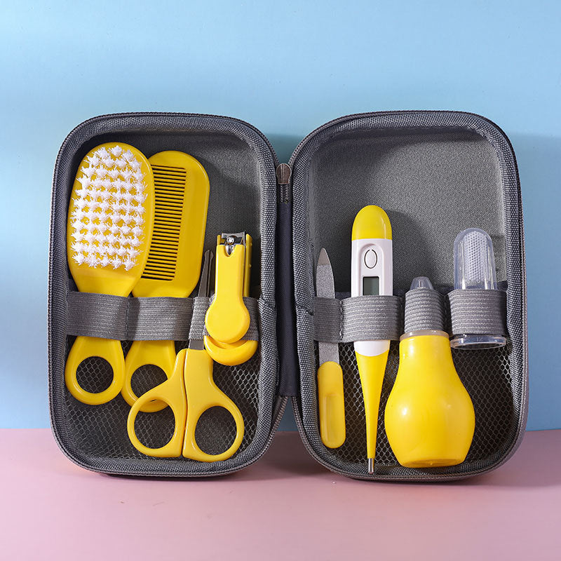 Ultimate Baby Nail Care Kit – 8-Piece Grooming Set with Clippers & EVA Carry Bag for Kids