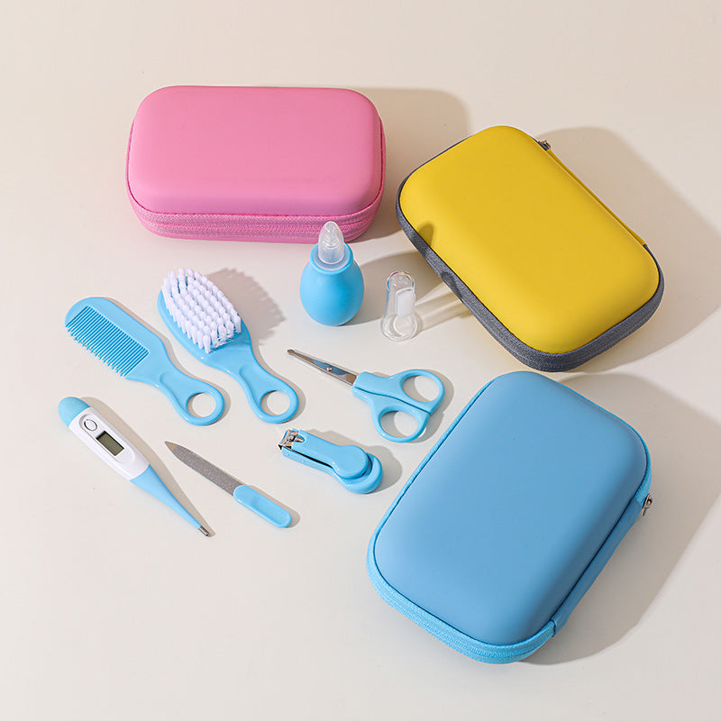 Ultimate Baby Nail Care Kit – 8-Piece Grooming Set with Clippers & EVA Carry Bag for Kids