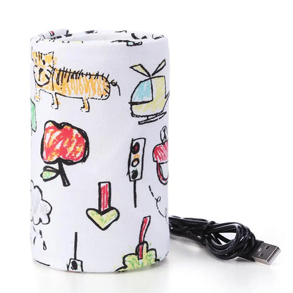 Baby Bottle Thermal Warmer – USB Powered, Low Voltage & Safe for Outdoor Travel