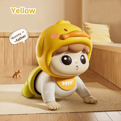crawling doll baby toy with music, ,learning crawling guidance and head up train Children's vocal toys and baby interactive ing