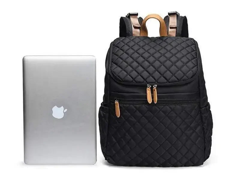 Fashion Diaper Bag Backpack – Large Capacity, Thermal Bottle Holder & Baby Essentials Organizer