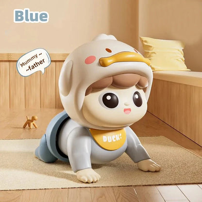 crawling doll baby toy with music, ,learning crawling guidance and head up train Children's vocal toys and baby interactive ing