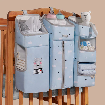 Sunveno Hanging Baby Crib Organizer – Diaper & Nursery Essentials Storage