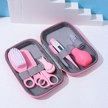Ultimate Baby Nail Care Kit – 8-Piece Grooming Set with Clippers & EVA Carry Bag for Kids